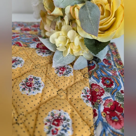 Pierre Deux Vintage French Provincial Quilted Placemats Set 2 Provence Country - Picture 3 of 14